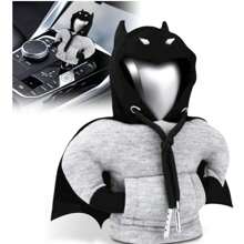 Bat Shift Lever Collars Hoodie Car Gearshift Lever Cover Change Lever Sweatshirt Gearshift Cover Hoodie Gear Knob Sweater