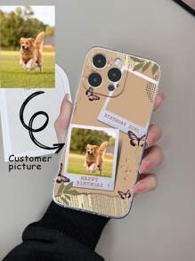 1pc Customizable Transparent TPU Phone Case, Compatible With IPhone / Compatible With Pixel 8 Pro / E13 / G60 Phones - Multicolor - View 2