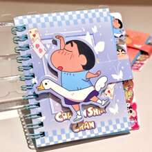CRAYON SHINCHAN 蜡笔小新线圈笔记本创意小新A7活页笔记本便携单词笔记本学生文具 - 彩色 - 查看 2
