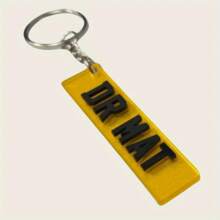 1PC spersonalizowany brelok akrylowy, spersonalizowany brelok z tablicą rejestracyjną, elegancki brelok z nazwą, spersonalizowany prezent na ukończenie szkoły, unikalny brelok z numerem tablicy rejestracyjnej samochodu - opcja spersonalizowanego tekstu - czarna czcionka - Zobacz 3