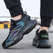 safegoat Safety Work Shoes With Steel Closed Toe, Thick Kevlar Midsole, Anti-Smash, Anti-Piercing, Lightweight, Breathable, Comfortable, Fashion, Casual, Sports, Anti-Slip, Suitable For Construction Site, Workshop, Factory - Black - View 6