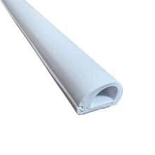 1 Stück 2m Kabelkanal mit seitlicher Öffnung, Kabel-Verlängerungsabdeckung zum Verbergen und Verstecken von Kabeln an der Wand, Kabelführungskanal, Kabel-Organizer