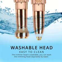 1pc Women's Eyebrow & Facial Hair Remover, 2-In-1 Eyebrow Trimmer And Painless Shaver, Rechargeable With LED Light, For Face, Eyebrows, Lips, Body, Chin And Arms Hair Grooming - Multicolor - View 10