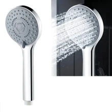 Adjustable 5-Mode Water-Saving Handheld Shower Sprayer - Portable Spa Showerhead For Bathroom Accessories - Silver - View 5