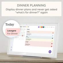 Calendar: 15 Inch Digital Calendar & Chore Chart, Smart Touchscreen Interactive Display For Family Schedules - Wall Mount Included - 1 - View 5