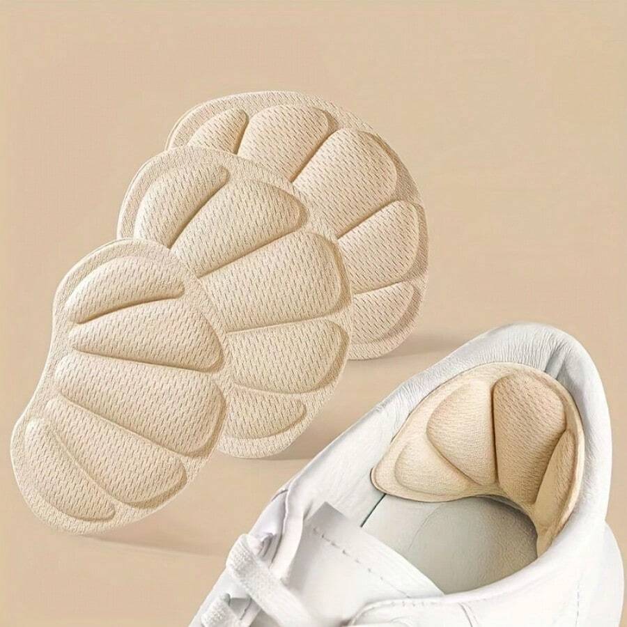 6/2 piezas Almohadillas adhesivas para el talón, insertos de espuma gruesos y cómodos para zapatos, con función impermeable y reductora de tamaño, adecuados para hombres y mujeres, un regalo ideal para el cónyuge y la madre - Sin fragancia, sin electricidad, sin batería requerida