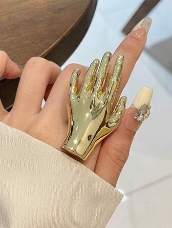Personliga eleganta metallhandringar för kvinnor, kvinnliga gåvor, hiphop-accessoarer, nya