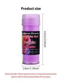 1pc/20g Luminous Powder Resin Pigment DIY Epoxy Resin Mold Nail Art Glitter Powder Glow In The Dark Jewelry Making Supplies - Multicolor - View 10