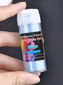 1pc/20g Luminous Powder Resin Pigment DIY Epoxy Resin Mold Nail Art Glitter Powder Glow In The Dark Jewelry Making Supplies - Multicolor - View 9