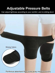 1 par de rodilleras para ballet/danza para mujeres, protección de rodilla de esponja gruesa para yoga, baile, ejercicios en el piso, accesorios de gimnasio, soporte para la rodilla