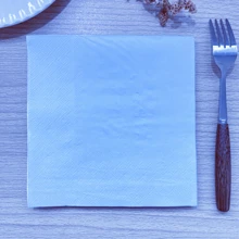 20pcs 6.7in Square Blue Paper Napkins, Single Use For Party, Birthday, Holiday, Event, Gathering, Daily Use; 6.5x6.5in Green & Red Pulp Double Layers Disposable Napkins, Suitable For Engagement, Wedding Ceremony, Anniversary, Birthday Party And Other Celebration, Hotel Restaurant Bar Tableware