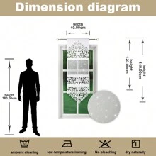 Fashionable Silver Silk Curtains, 1 Piece, 40*140cm And Other Sizes, Hollowed Out Felt Panel Design, Elegant Translucent, Light And Soft, Pocket Design, Suitable For Living Room, Dining Room And Kitchen, Perfect Match With Modern Style And Glamorous Style Home Decoration