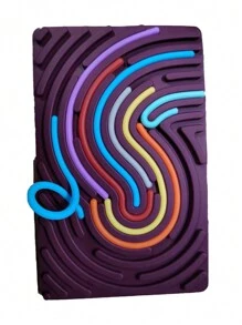 Sensory Activity Board Silicone Sensory Invention Board Stress Anxiety Relief Invention Board Motor Skills Board (Silicone Strips Random Colours) - Multicolor - View 18