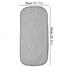 3 Packs Washable Baby Changing Mats, Waterproof Liner Soft Reusable Diaper Liners, Portable Travel Changing Pads For Newborn Boys & Girls, 35*65cm - Multicolor - View 2