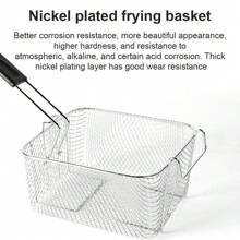 Commercial Electric Deep Fryer 6L SingleTank Commercial XL Fry Basket 2500W