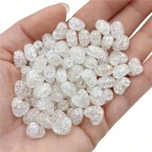 67 piezas de Cuentas en forma de corazón de 10mm con efecto de craquelado para hacer joyería - Accesorios del Día de San Valentín - Pulsera, collar, cadena de teléfono para pareja, accesorios para el cabello DIY, decoraciones