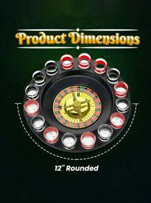 Spin Roulette Game Set, Party Games Spin Wheel, Fun Entertaining Toys To Liven Up The Atmosphere - Multicolor - View 5