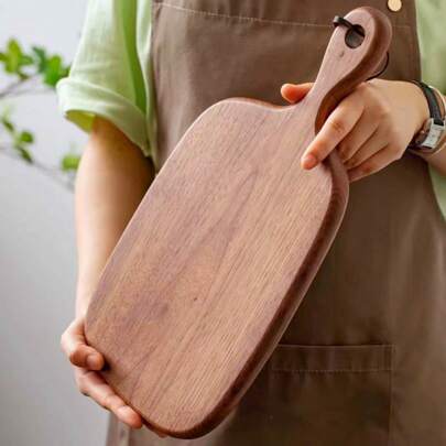 带手柄的红木切菜板、牛排、奶酪、面包、寿司、披萨托盘、茶具、圣诞派对盘子、自助餐和宴会食物托盘、情人节礼物