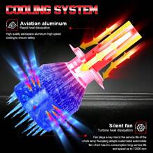 CHUSYYRAY Gorgeous 2 Pcs H11 9008 H13 LED Auto Headlight Bulbs - Chic LED High/Low Beams For Car, Brilliantly Ultra-Bright Cluster LED Lights In Elegant White 6000K (Compatible With 9005 9006 9004 9007 H9 H7) ﻿