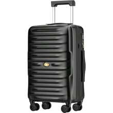 MGOB Cabin Suitcase Carry On Suitcase 20" With Spinner Wheels Lightweight Luggage 55x36x23CM TSA Approved Hard Shell Trolley Travel Suitcases Polycarbonate PC - 1-black-S(20in_CarryOn) - View 1