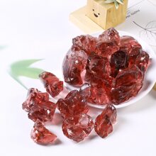 QYDCX Cristais de quartzo fundidos Azul Lago / Vermelho Vinho / Preto: Azul Marinho / Vermelho Vinho / Cristais Decorativos de Vidro Preto DIY, Pedra Derretida para Cenário Decorativo Difusor de Pedra, Jóias Fazendo - Espécime Mineral Gema Cristal de Pedra para Equilíbrio de Chakra, Reiki, Boa Sorte, Decoração de Aquário/Tanque de Peixe Doméstico, Decorações de Vaso de Flor Bonsai - Adequado para Natal, Ano Novo, Dia dos Namorados - 3-5cm/1,18-1,96 polegadas