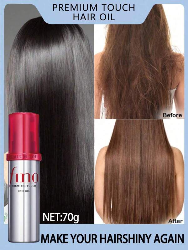Fino 70ml Fenne Intensive Beauty Serum, Permanent Hair Dye Repair Hair Care Treatment Oil, Little Red Riding Hood