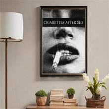 1 pièce Affiche rétro Art moderne des cigarettes, Décoration rétro d'intérieur, Art mural, Salon vintage, Décoration de cuisine, de salle de bain, cadeau d'affiche sans cadre