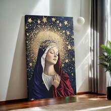 Vibrant Landscape Canvas Wall Art Our Lady Of The Stars, A Realistic  Poster Canvas Wall Art HD Print Modern Home Office Living Room Bedroom Decor Frame Ready To Hang