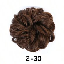 Synthetic Messy Hair Piece Daily Use Chignon Scrunchies Fake Elastic Hairpiece Blonde Brown Donut Bun For Women