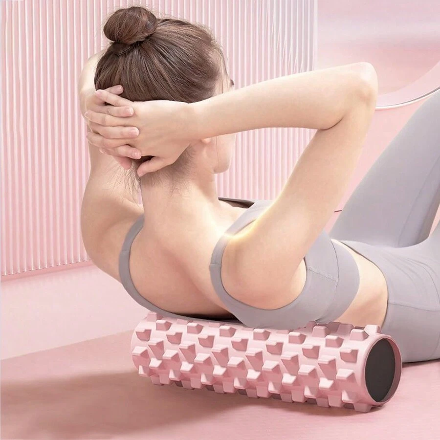 1pc Yoga Foam Grid Roller
