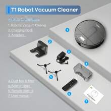 Robot Vacuum Cleaner' 3500Pa Vacuum Cleaner With Schedule' App//Wi-Fi/Alexa' Slim' Ideal For Hard Floor' Pet Hair - 1 - View 7
