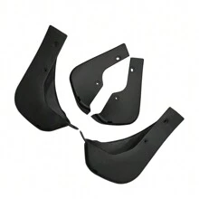 4Pcs Mudguards Mud Flap Guards For Front & Rear Wheel, No Drilling Required Vehicles Mudflaps Fenders Body Protection Compatible For 2011-2015 JUKE - 黑色 - 查看 5