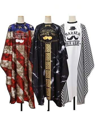 1 件专业理发围裙 - 时尚沙龙品质美发师围裙，适合家庭和沙龙使用，美发工具，美发产品和理发沙龙美容旅行必需品配件