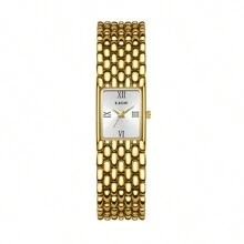 LIGE Fashion Ladies Casual Watch Waterproof Pointer Quartz Watch Elegant Business Watch - Gold - View 11