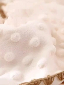 1 Stück Baby Decke, unisex Kleinkind Weiche Decke mit gepunktetem Muster und beruhigenden erhabenen Punkten, geeignet für Säuglinge, Neugeborene, Kinderwagen