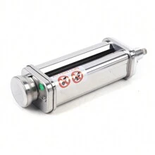 Accessorio per pasta Begoniape per Kitchenaid, macchina per pasta, robot da cucina con tagliafoglie, sfogliatrice in acciaio inox, 8 impostazioni di spessore variabile, tagliaspaghetti per gnocchi, pasta empanada