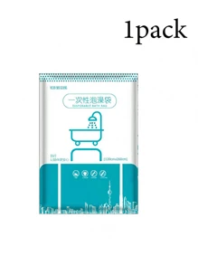 1pc Disposable Bathtub Liner, Portable Extra Large Thick Plastic Bathtub Liner Bag, Individually Packaged, Disposable Bathtub Covers, Suitable For Salons, Spas, Homes And Hotel Bathtubs, Shower Plastic Film Bathtubs, Travel Accessories - Clear - View 12