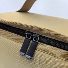 Butane Fuel Canister Cover 600D Oxford Cloth Camping Lantern Gas Tank Bag Camping Storage Bag For Outdoor Camping Cooking Hiking - 黑色 - 查看 6