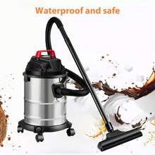 2000W Vacuum Cleaner Wet And Dry Bagless 35L Cylinder Powerful Compact Cleaning~ - Silver - View 3