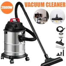 2000W Vacuum Cleaner Wet And Dry Bagless 35L Cylinder Powerful Compact Cleaning~ - Silver - View 1