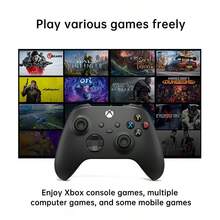 Microsoft 遊戲手把Series 無線控制器 舒適掌握設計 暢玩各類遊戲 扳機震動馬達 國行XBOX手把 黑色 - 磨砂黑 - 查看 2