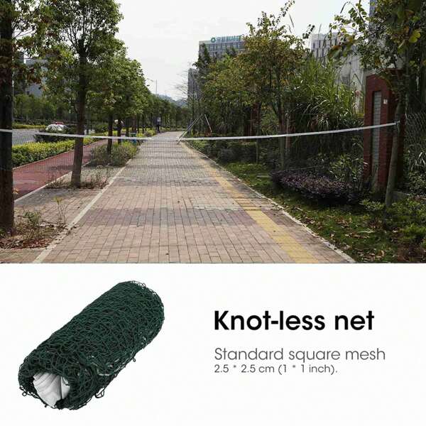 2 Colors Portable Durable Badminton Mesh Net for Outdoor Sports Entertainment Training (Green)