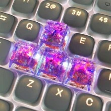 1pc Teclas de teclado mecânico coloridas, perfil OEM R4, material ABS, substituição de tecla ESC, acessório de computador DIY fofo presente