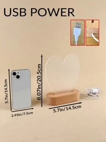 3D燈光客製化文字、情侶姓名、父母姓名、情侶姓名、愛系列LED小夜燈，個性化壓克力文字小夜燈，臥室小夜燈，生日禮物，情侶禮物，獨特婚禮禮物，週年紀念禮物，驚喜禮物 - 黃色 - 查看 6