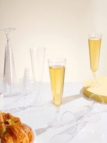 25/10 pezzi Flute da champagne premium riutilizzabili, adatti per Capodanno, Ognissanti, Natale, feste, matrimoni, compleanni, San Valentino e varie occasioni