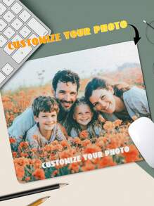 Personalized Mouse Pad. Custom Personalized Gift. Perfect Desk Accessory! Great Mother's Day Or Co-Worker Gift. Elegant Desk Accessory! Back To School - Card Style 13 - View 2