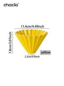 choxila 1 件陶瓷咖啡滤纸滴滤器、纸杯蛋糕手冲咖啡滤纸、永久手工咖啡滤纸杯咖啡漏斗、咖啡配件
