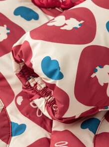mini bala Mini Bala Baby Girl' Winter Katoenen Jas, Nieuwjaar Waterbestendige Buitenkleding