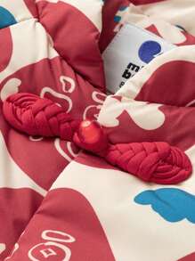 mini bala Mini Bala Baby Girl' Winter Katoenen Jas, Nieuwjaar Waterbestendige Buitenkleding