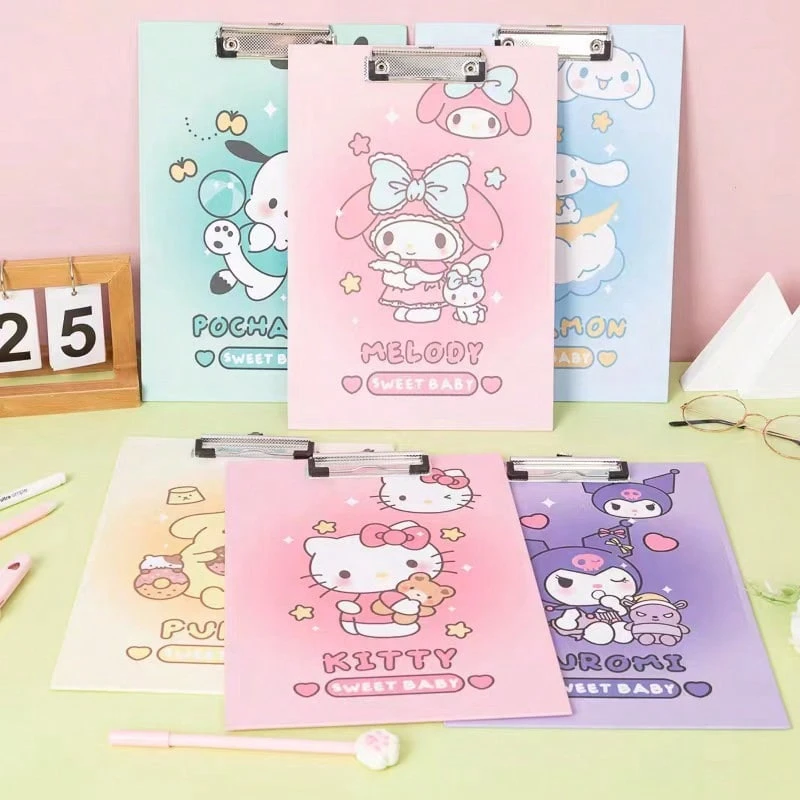 Sanrio Sanrio Hello Kitty Kuromi Melody Cinnamoroll Friends A4 sanrio-sanrio-hello-kitty-kuromi-melody-cinnamoroll-friends-a4